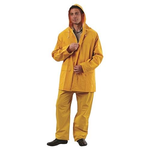 Ppro Choice Rain Jacket - Yellow Pvc, 3/4 Length - RJ